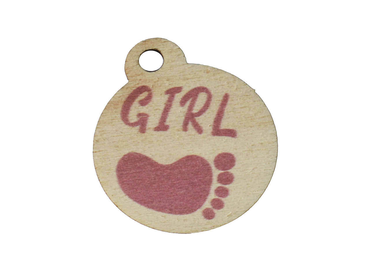 Tag legno 3mm ST SS-107 la confezione contiene 12 pezzi