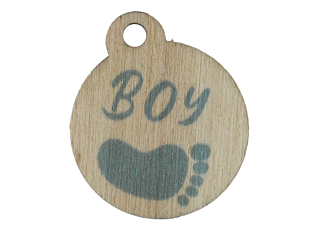 Tag legno 3mm ST SS-108 la confezione contiene 12 pezzi