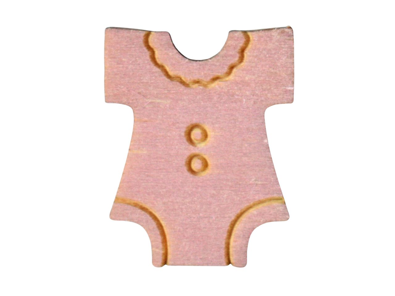Formina legno 3mm ST body rosa la confezione contiene 12 pezzi