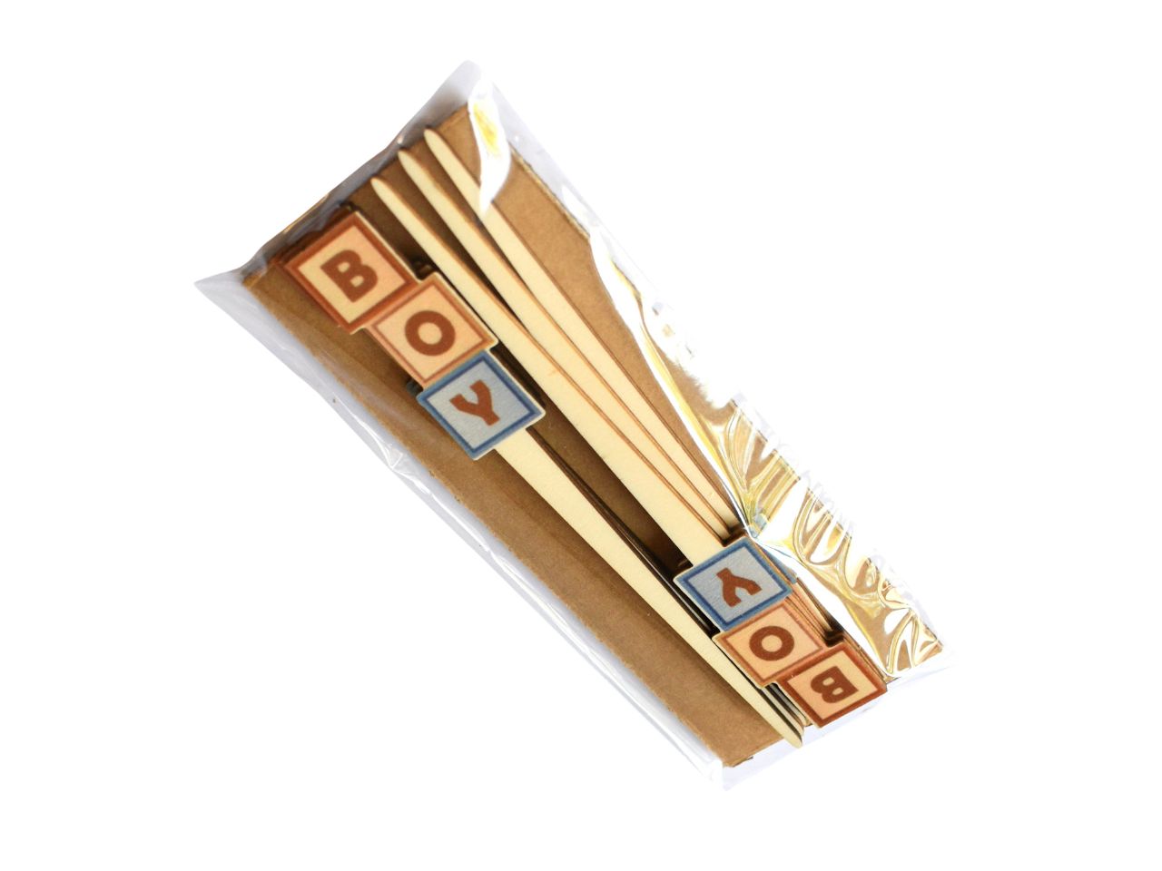 Pic festivita' 5x16cm legno 3mm ST 100 la confezione contiene 100 pezzi