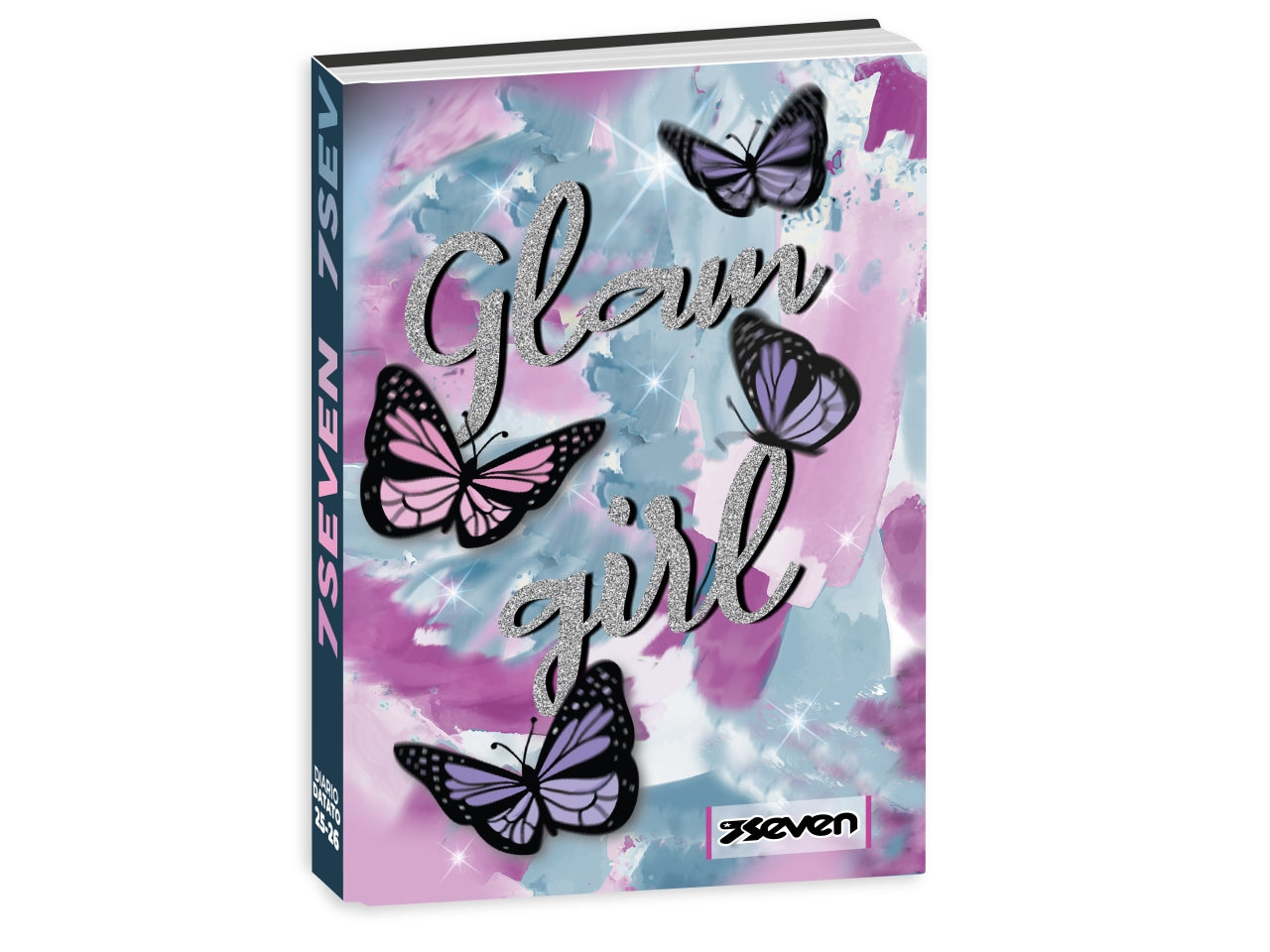 Diario pocket 12m seven datato cartotecnica girl