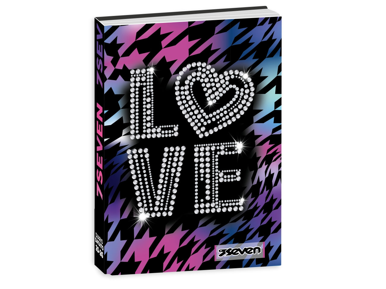 Diario pocket 12m seven datato cartotecnica girl