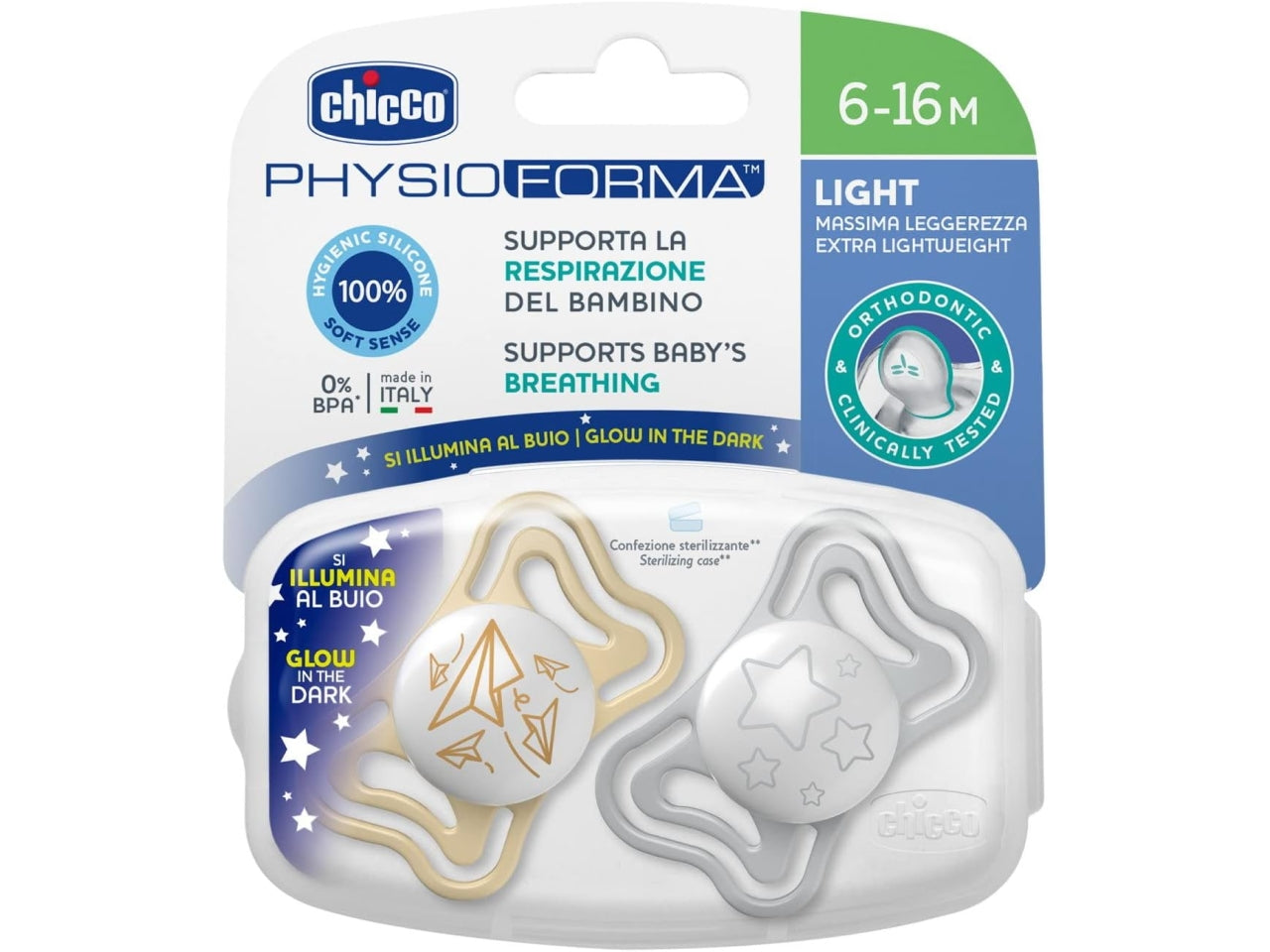 Succhiotto light lumi 6-16 mesi