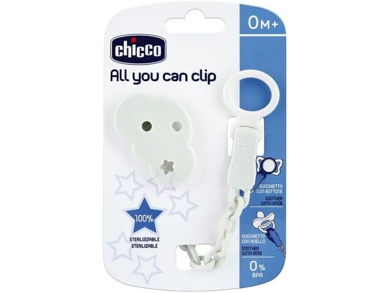 Catenella clip universale neutra