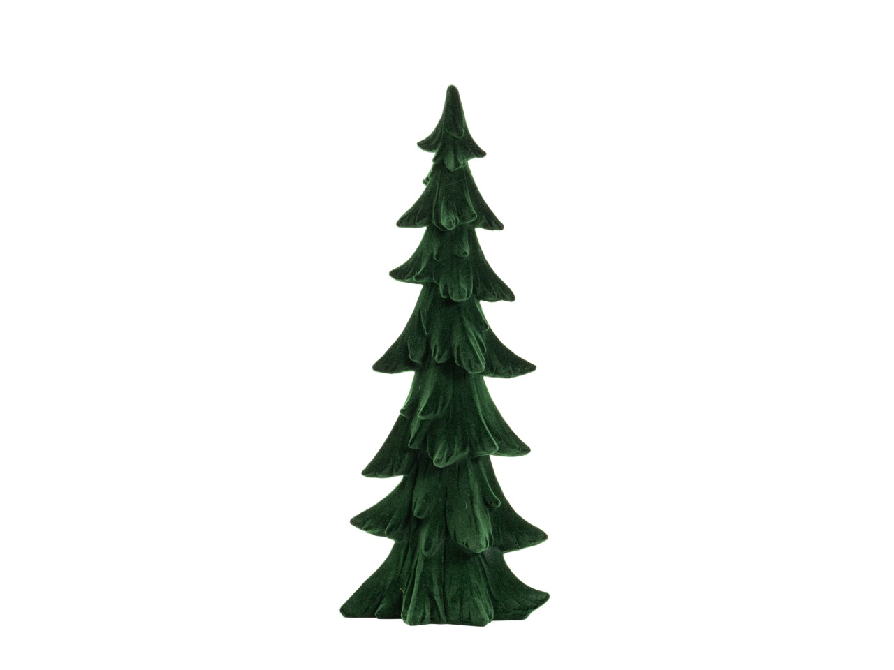 Albero 44cm in velluto verde