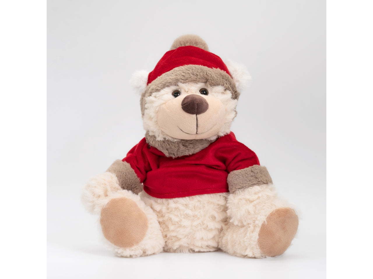 Orso peluche 20cm con pullover rosso
