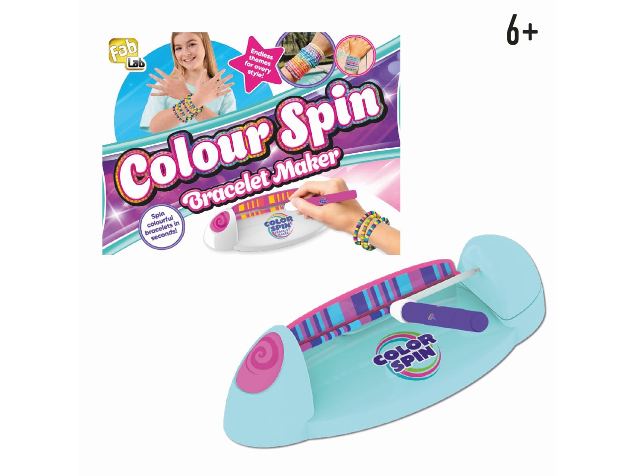 Colourspin bracelet maker