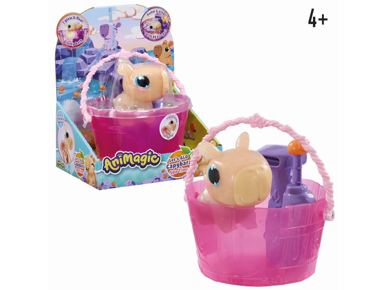 Animagic let's glo capybara spa time