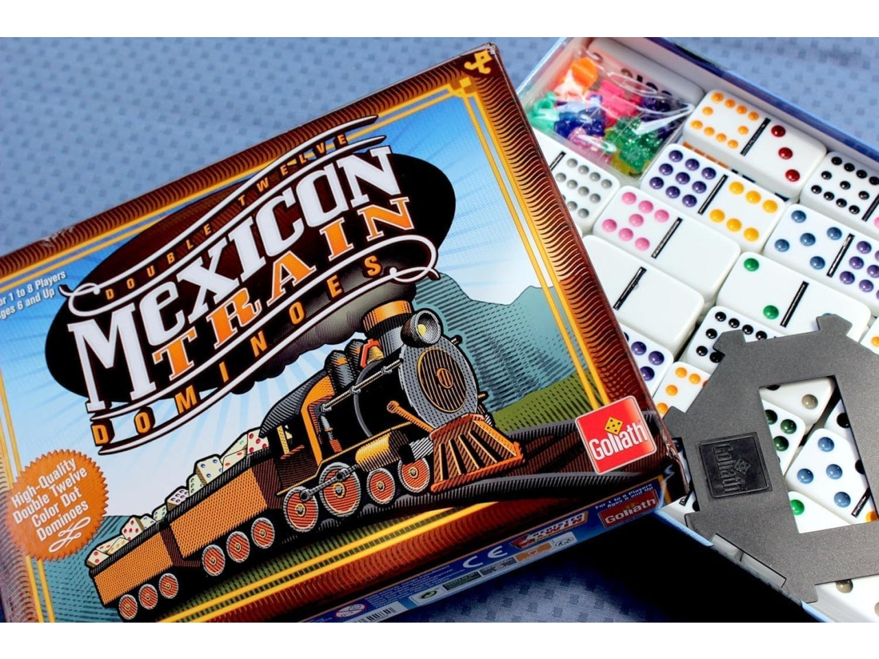 Mexican train dominoes
