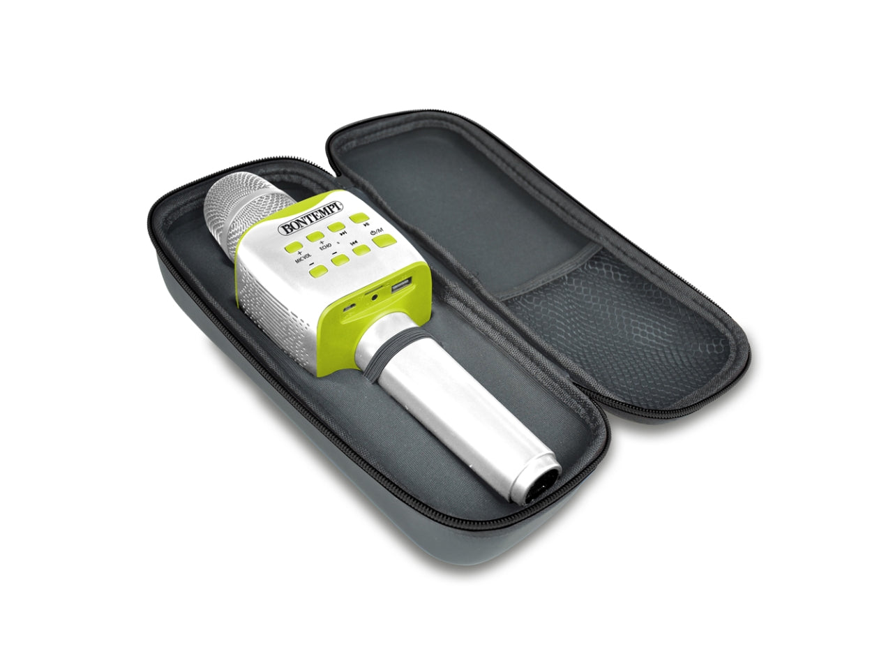 Microfono wireless con custodia