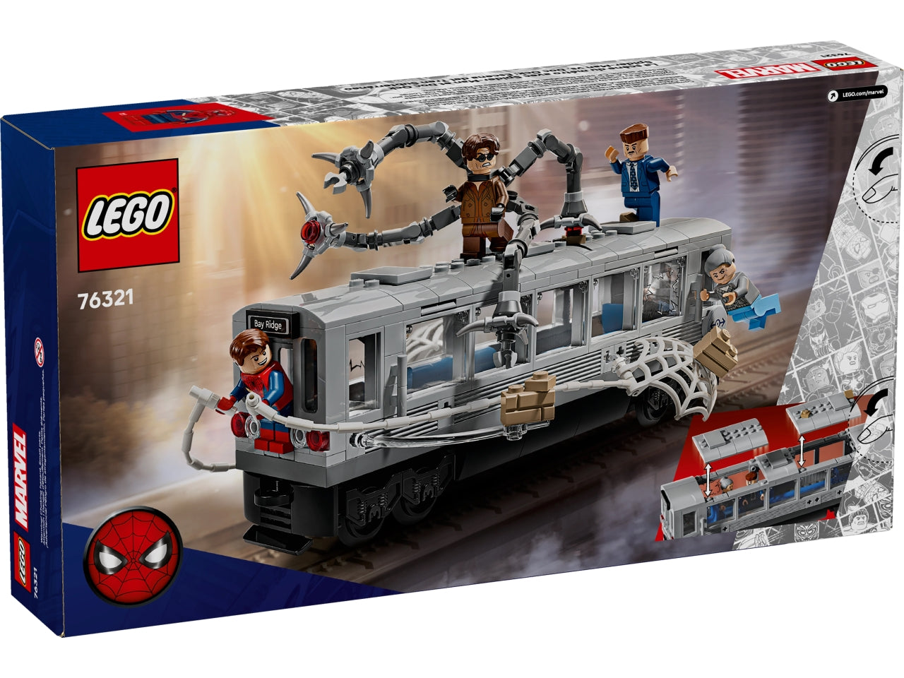 LEGO Spider-Man contro Doc Ock: duello sul treno