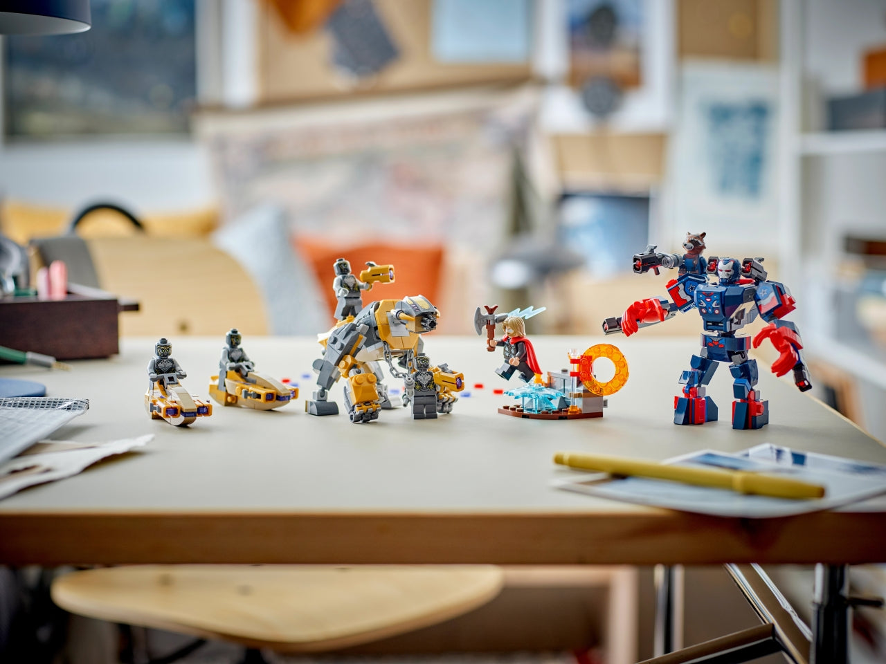 LEGO Avengers: Endgame Thor contro Chitauri