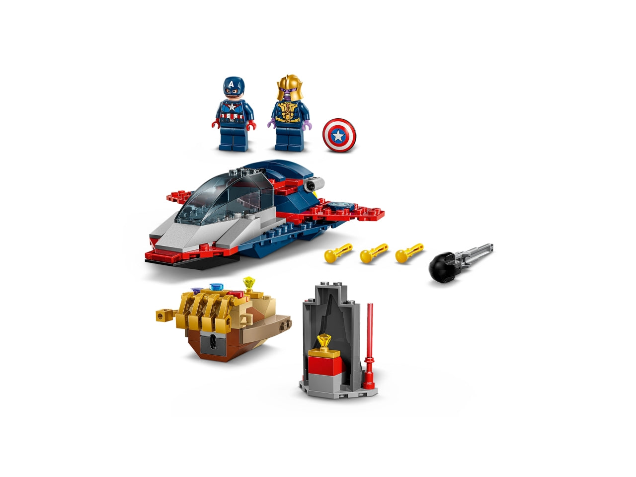 LEGO Captain America contro Thanos