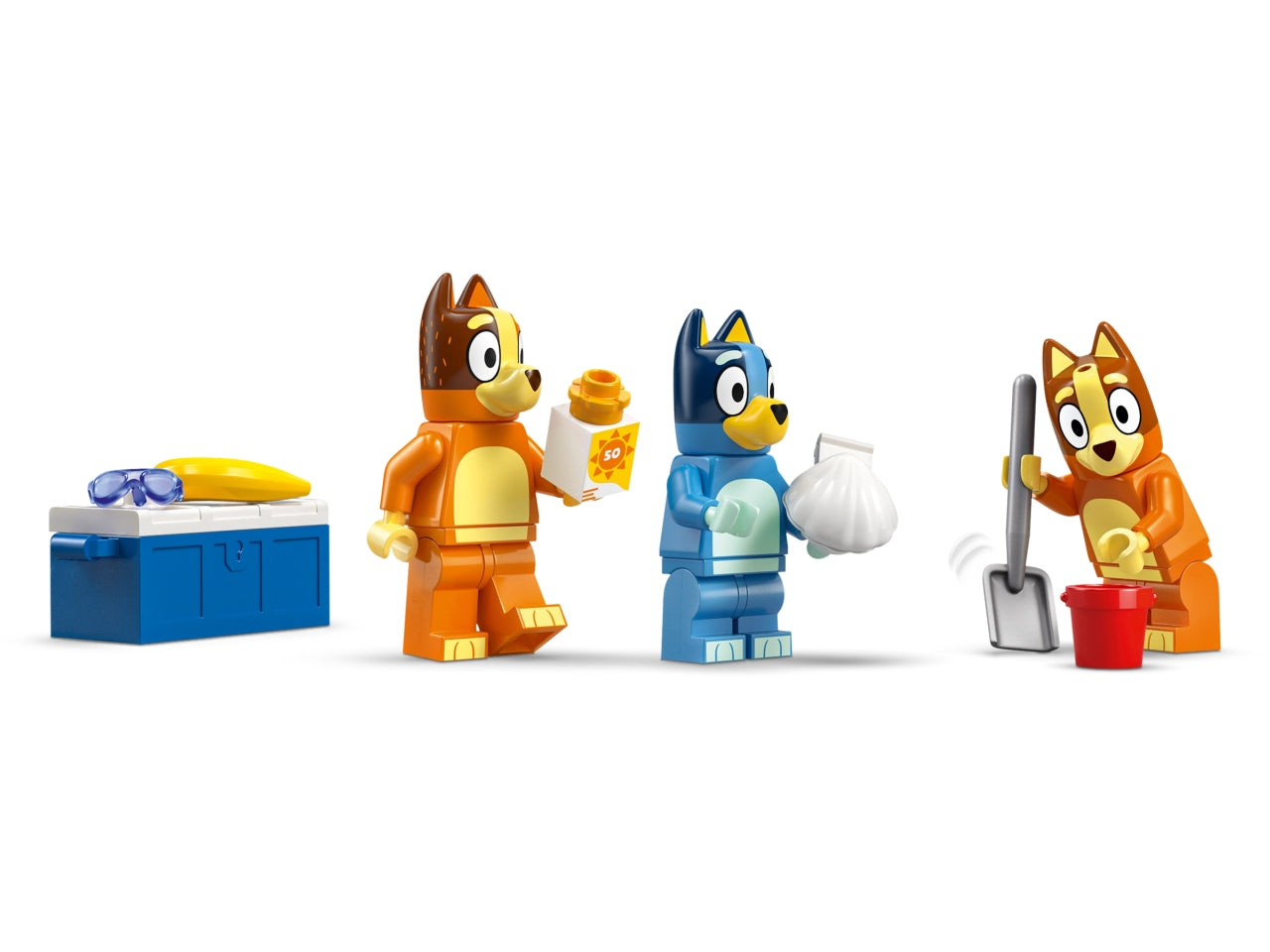 LEGO Vacanza sulla spiaggia della famiglia di Bluey