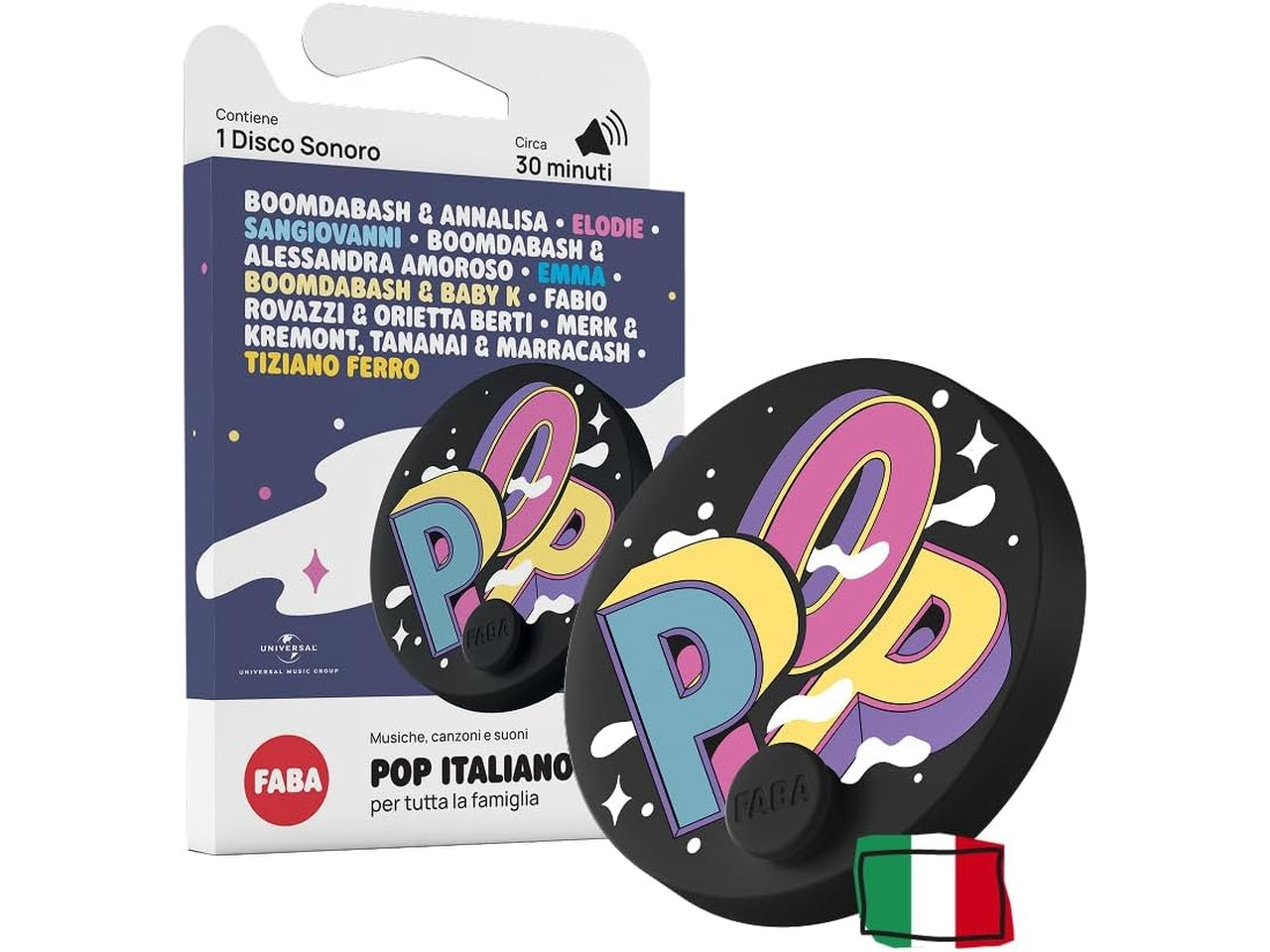 Disco sonoro pop italiano per tutta la famiglia