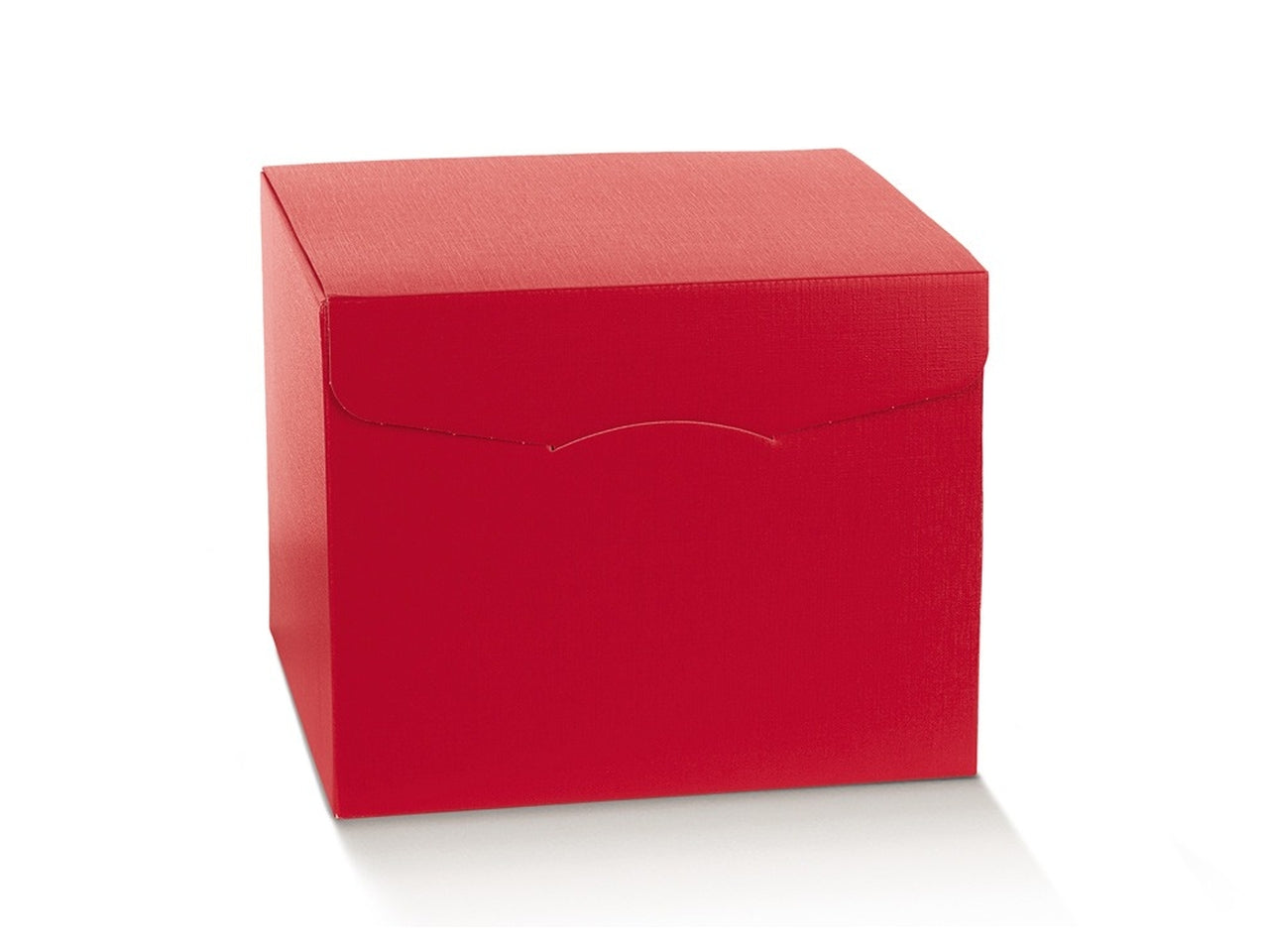 Fibra rosso scatola segreto 46x32x29cm