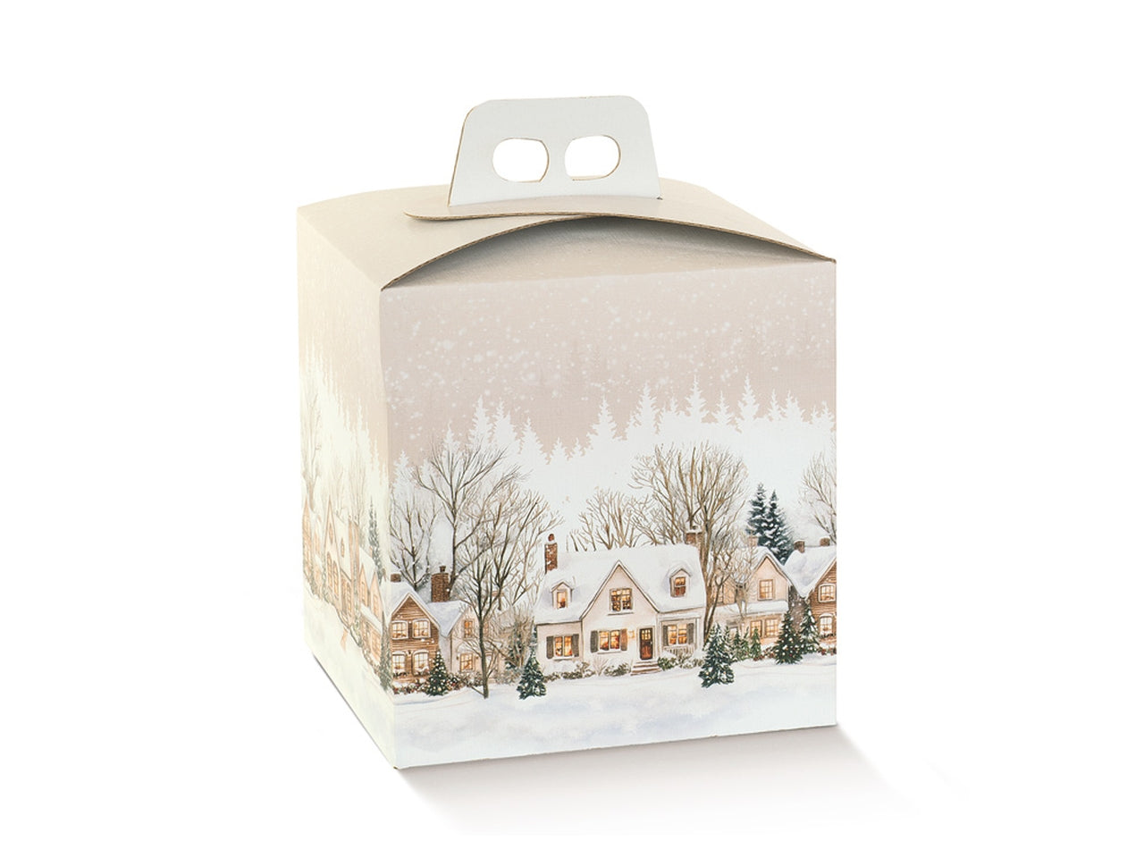 Christmas village scatola 21x21x22cm