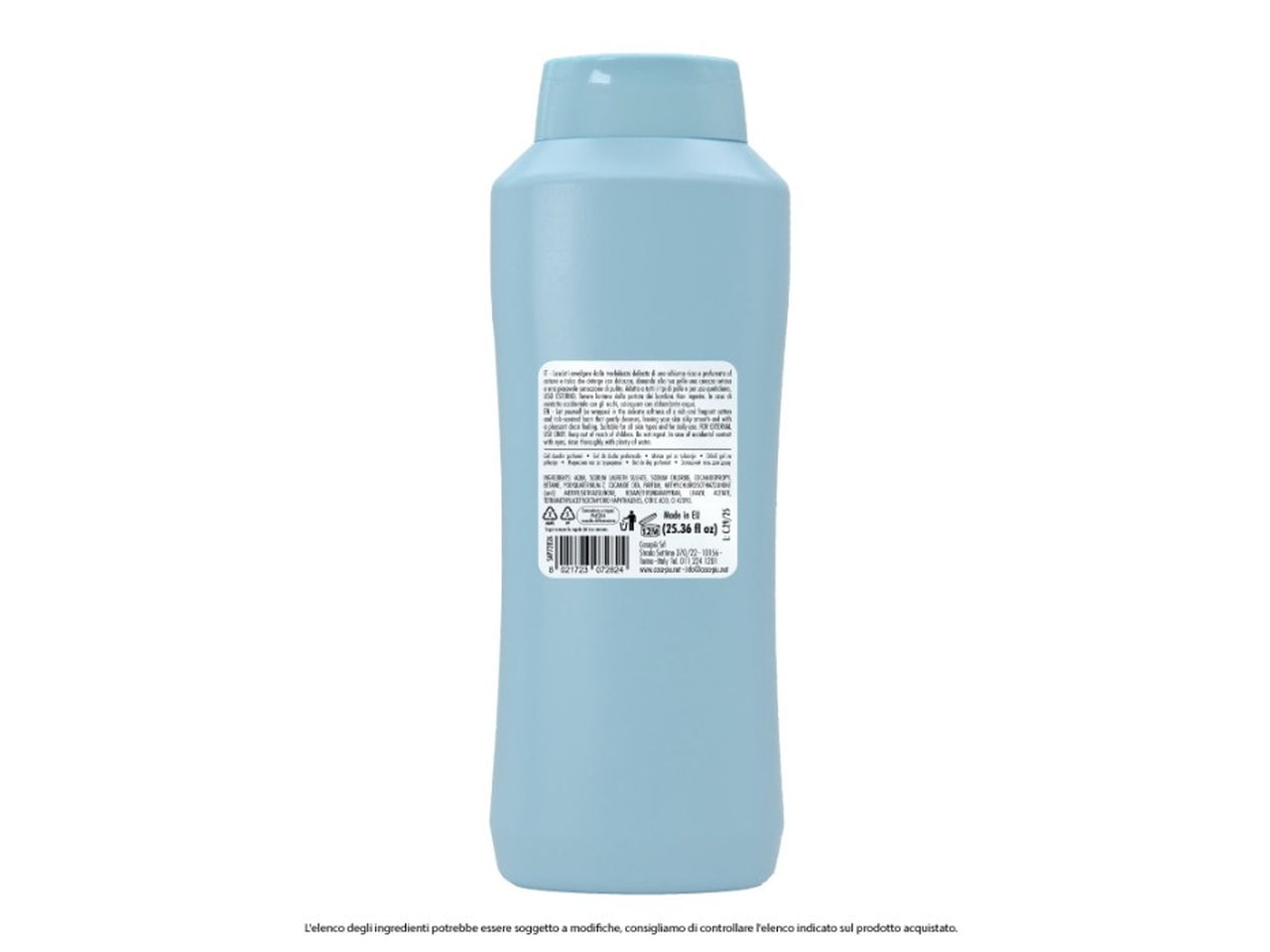 Bagnoschiuma 750ml cotone e talco