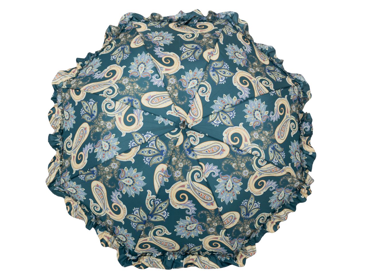 Ombrello Pongee auto con rouche