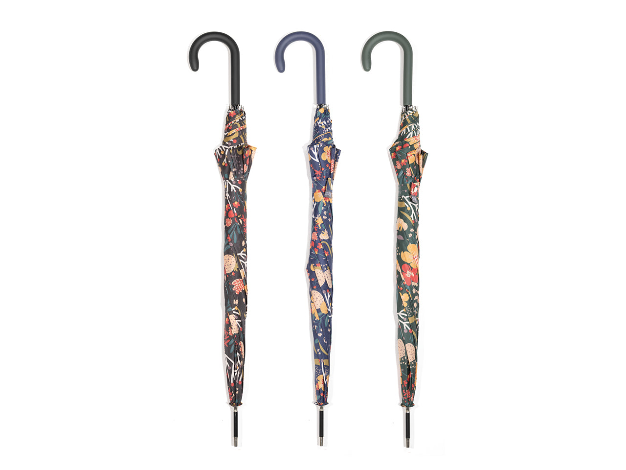 Ombrello Pongee auto fiori