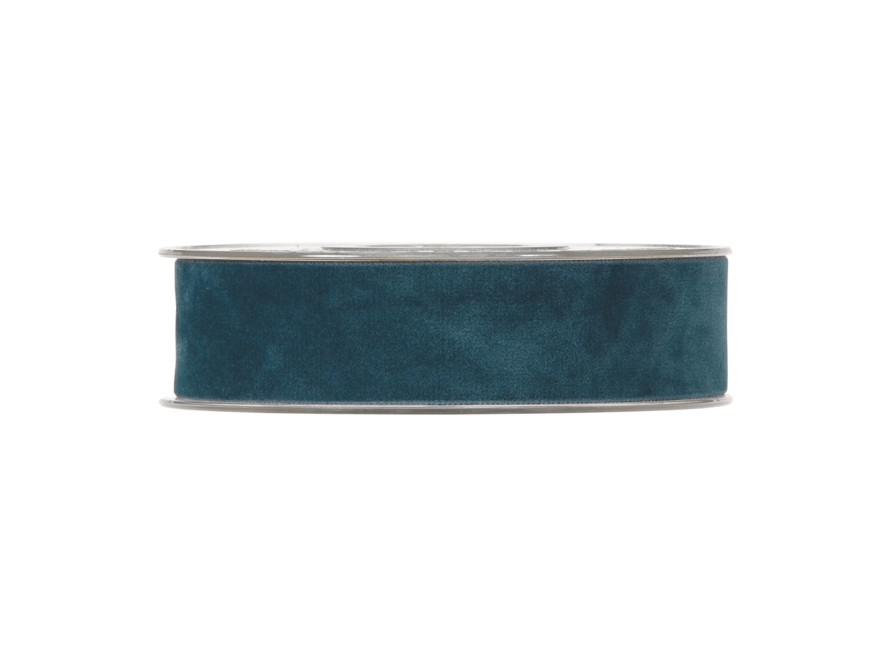 Nastro doppio velluto 2,5cmx7mt blu fumo