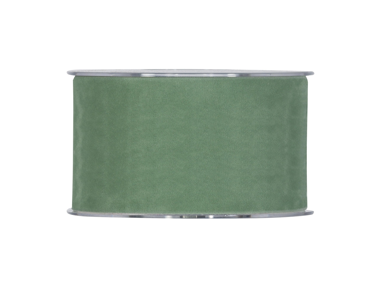 Nastro doppio velluto6,3cmx7mt verde cobalto