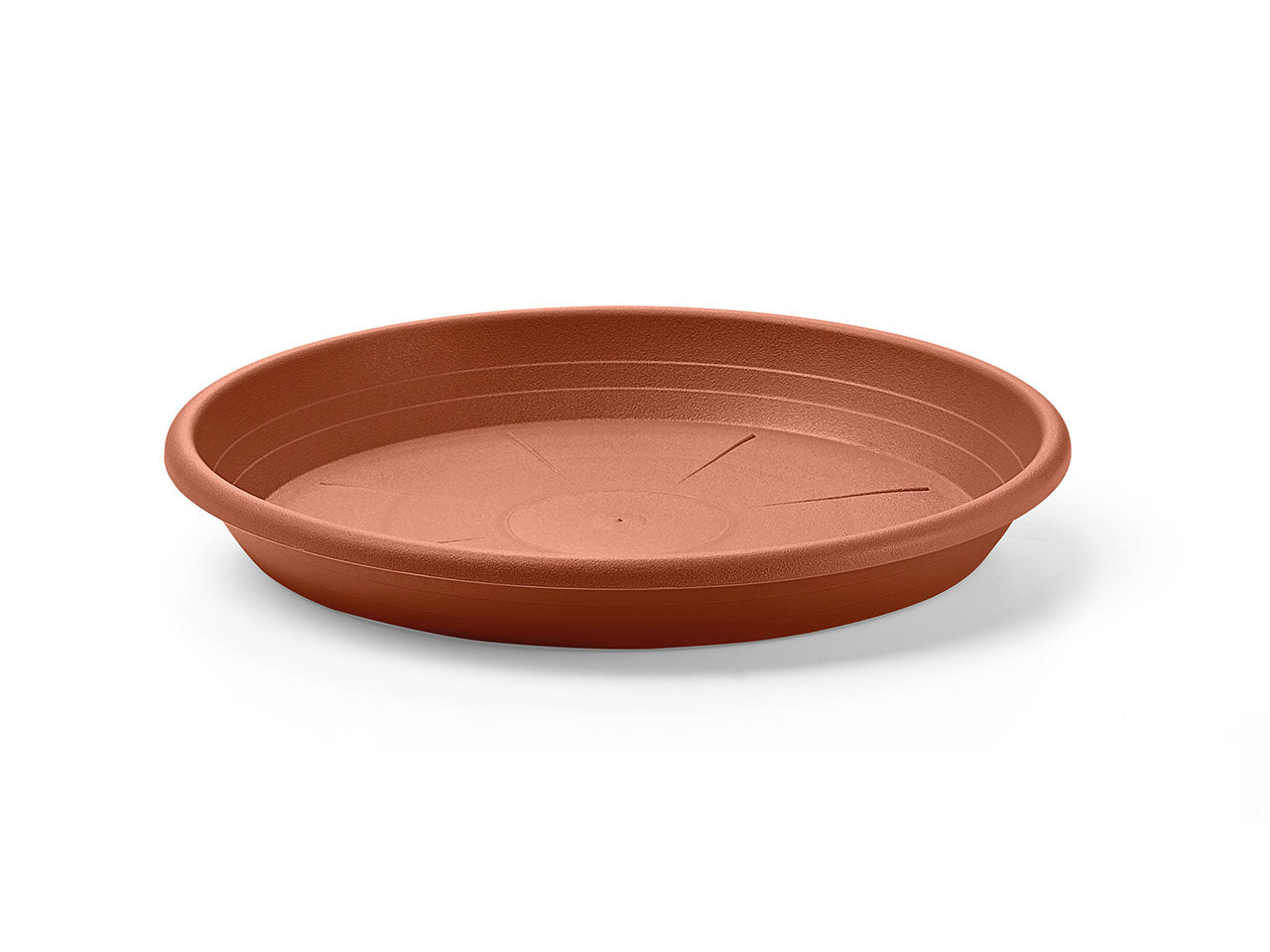 Sottovaso cilindro 30cm colore terracotta