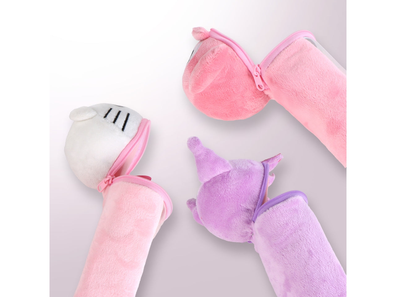 Hello kitty astuccio in peluche con accessori