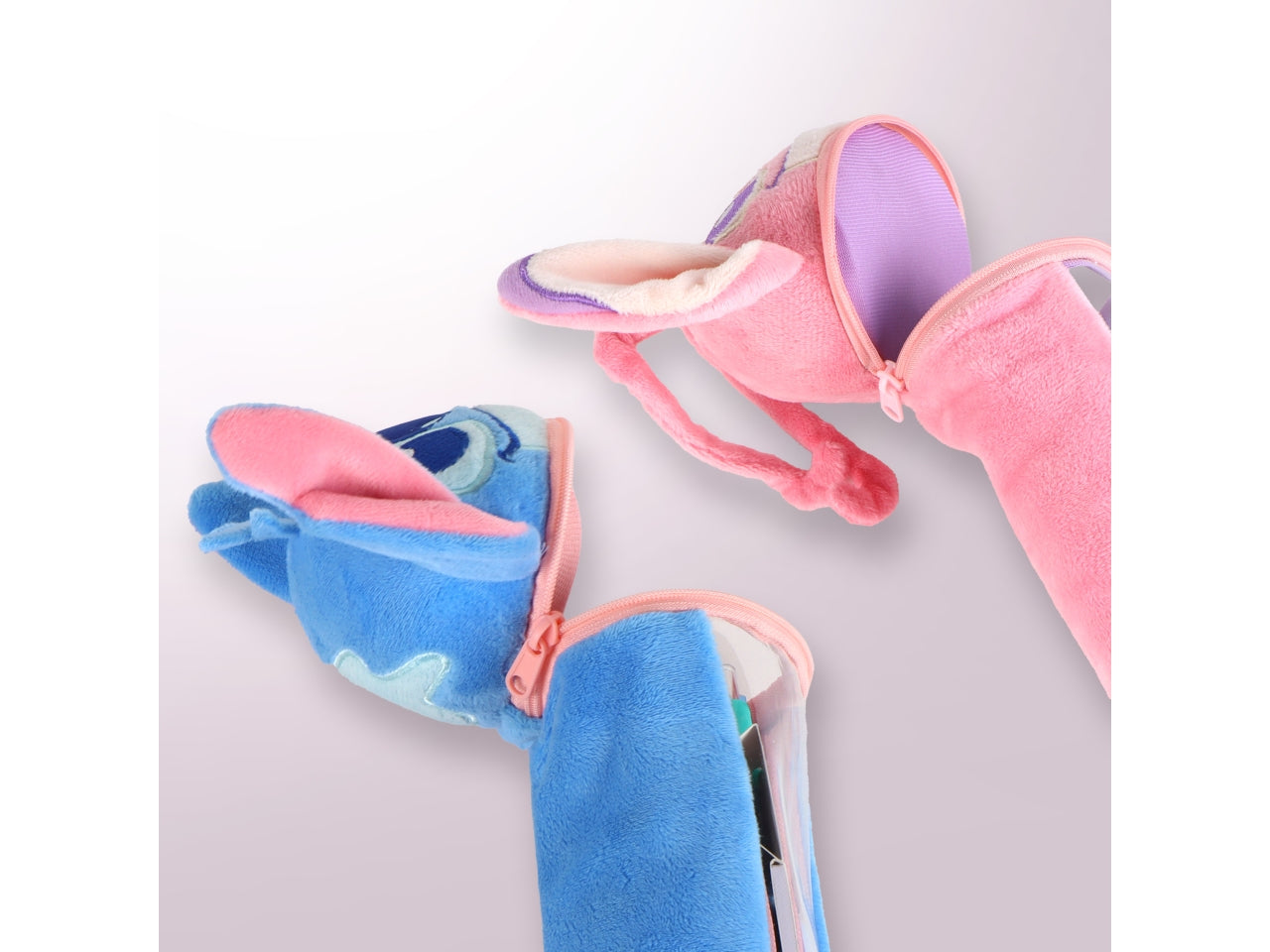 Stitch custodia in peluche torna a scuola