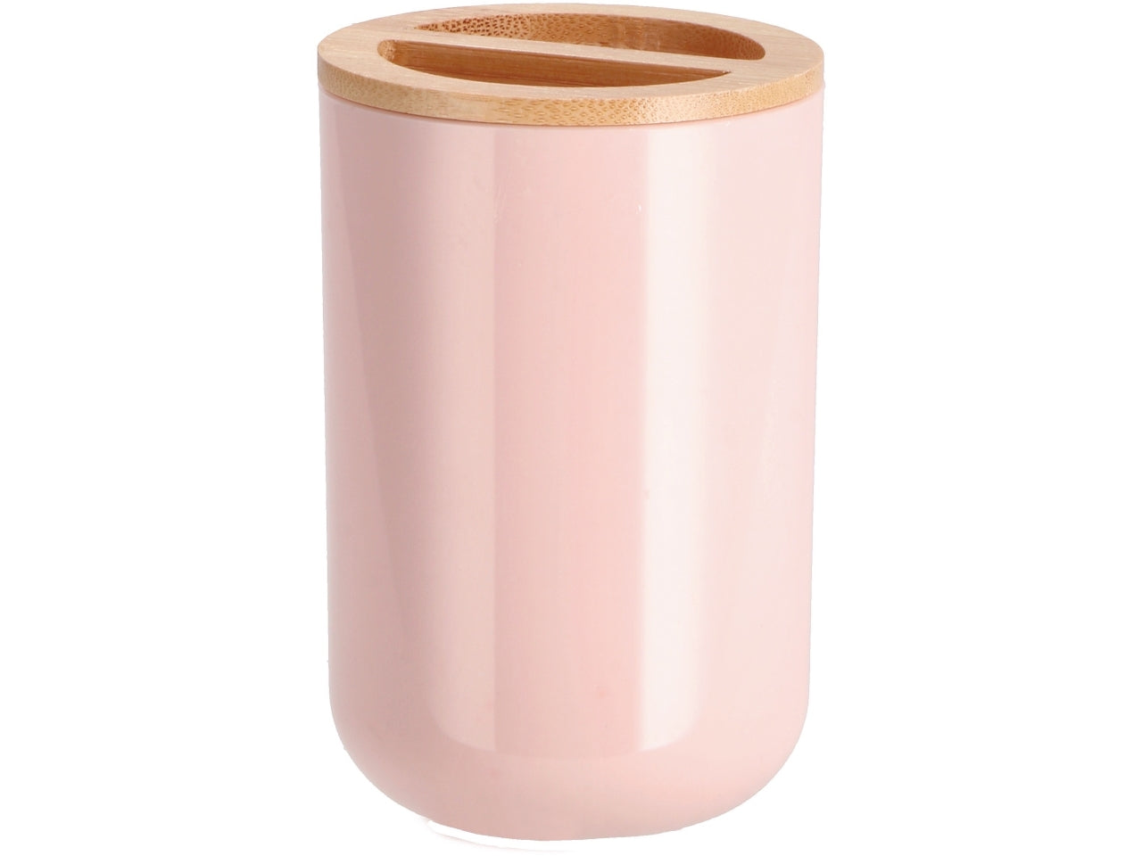 Portaspazzolini plast+bambu 7x11cm ass.80637
