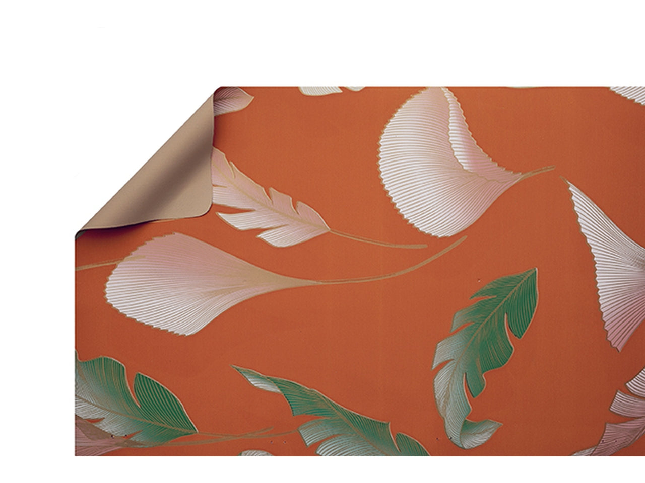 Bobina calla douple face 40my 1x25mt ruggine/tortora