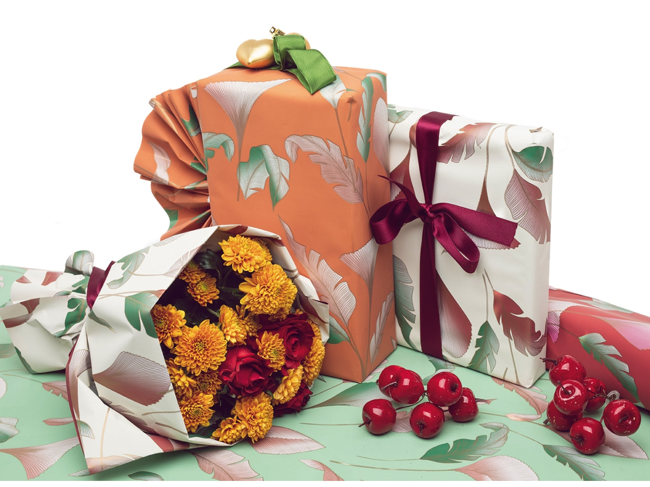 Bobina calla douple face 40my 1x25mt verde/borÃ²