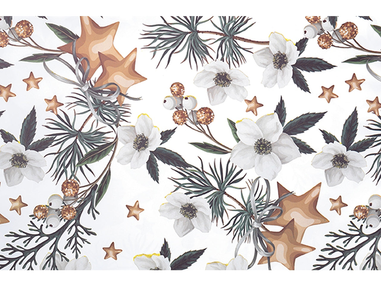 Buste white christmas 40x65cm in confezione da 50 pezzi colori assortiti