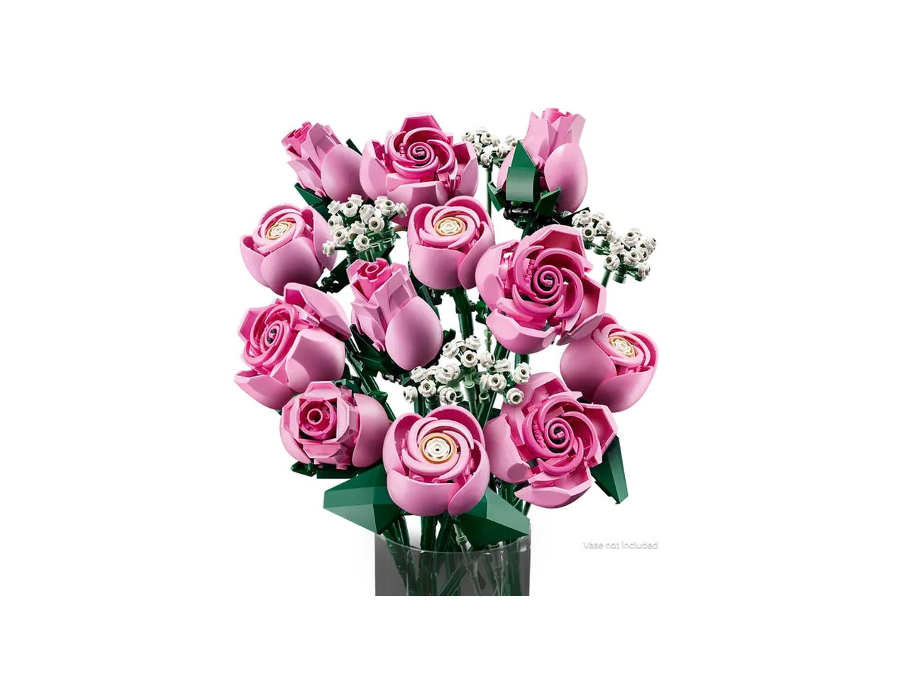 Lego Botanicals Bouquet di rose rosa