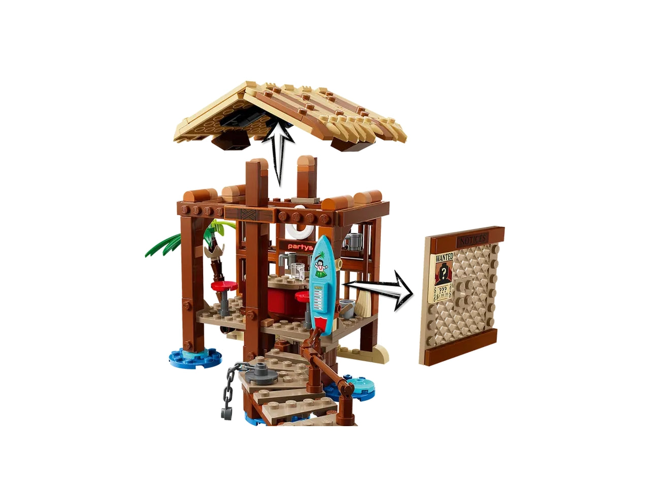 LEGO ONE PIECE La capanna del Villaggio Foosha