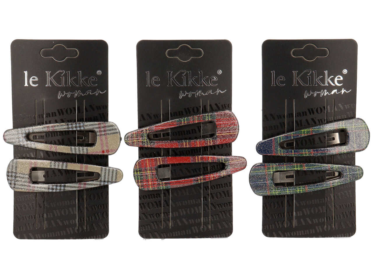 Clic clac scozzese glitter 7cm