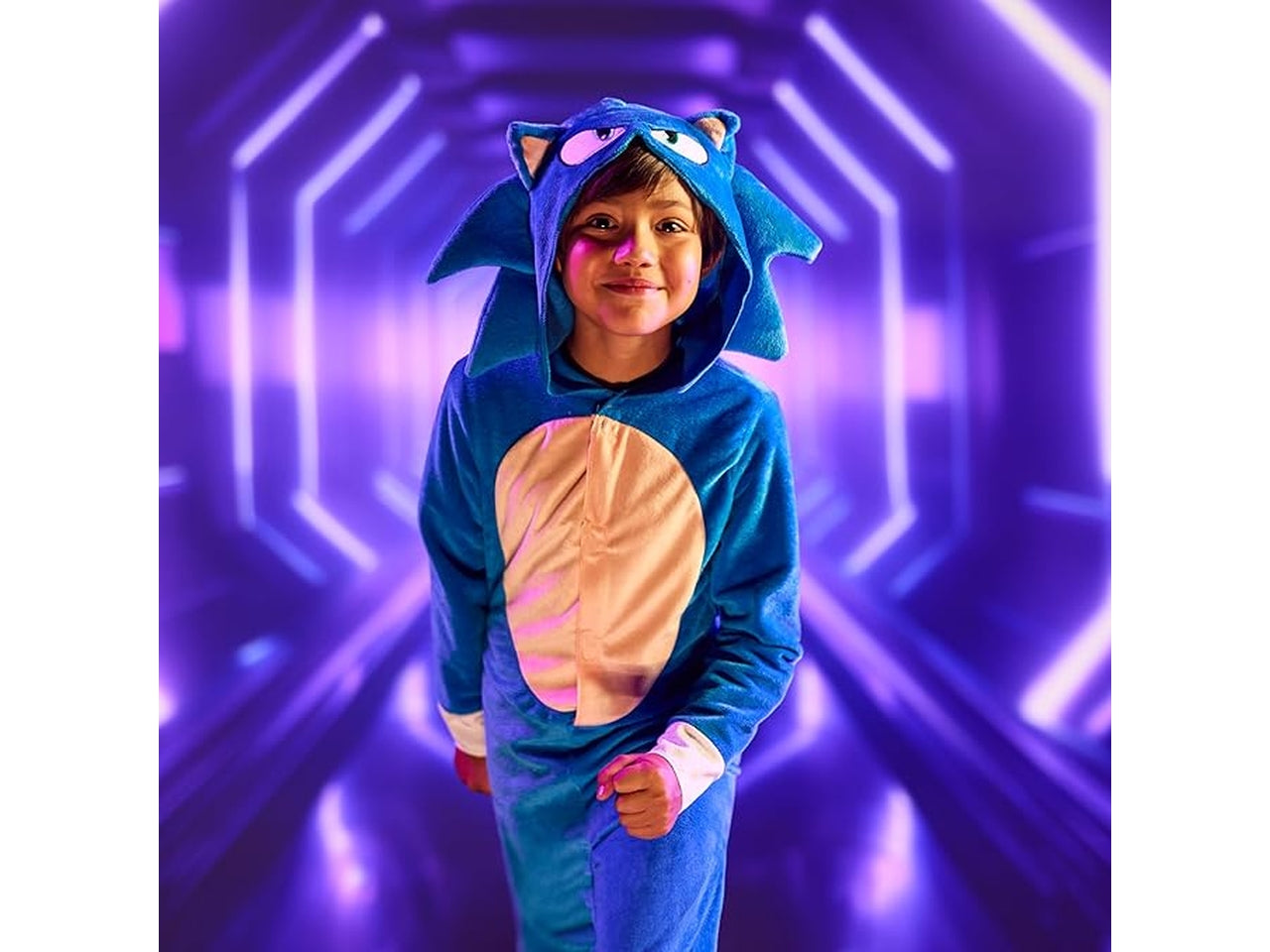 Costume Sonic movie classic taglia S per bambini 4-6 anni