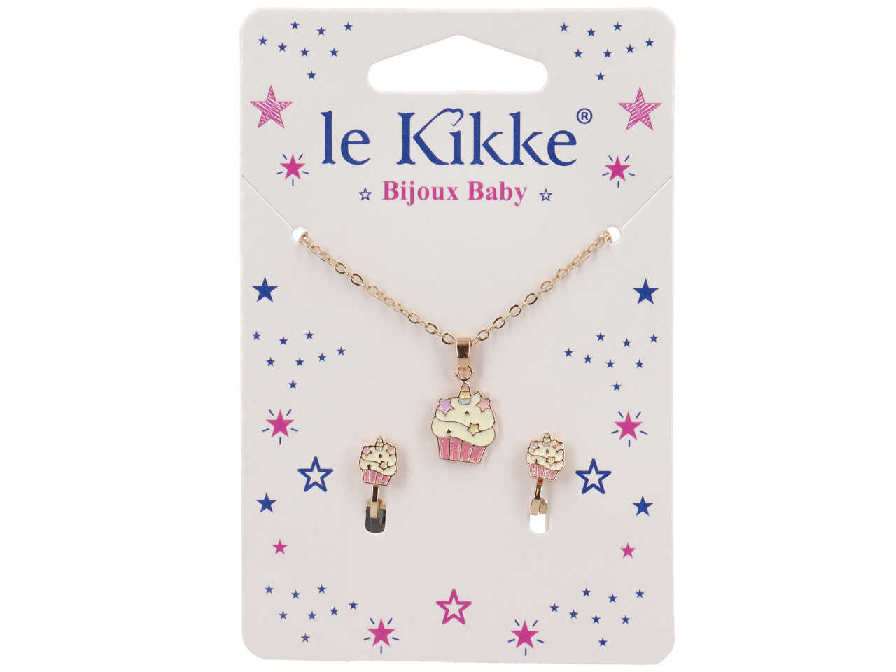 Collana e orecchini cupcake