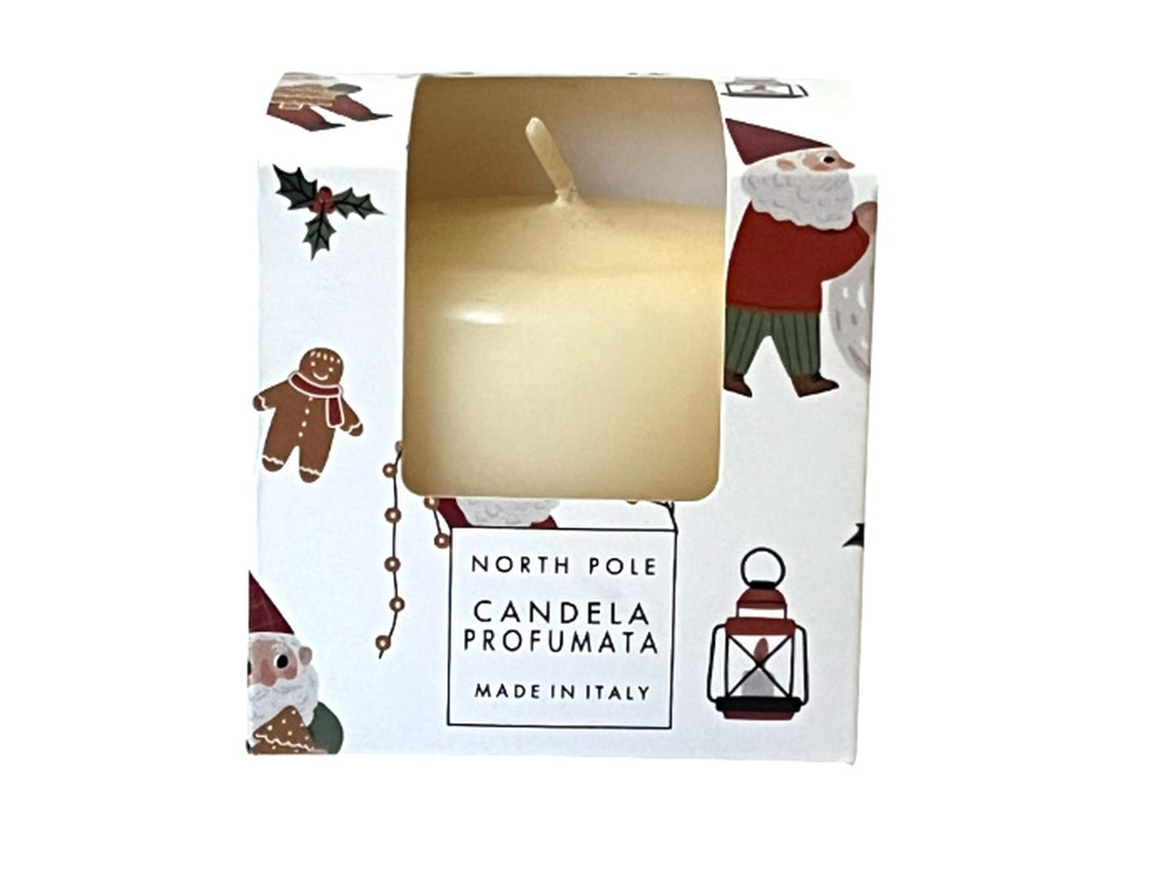 Candela pocket season 60x5,5cm profumazione north pole avorio