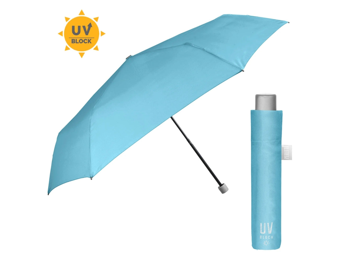 Ombrello donna mini 54cm manuale extraslim tinta unita uv50