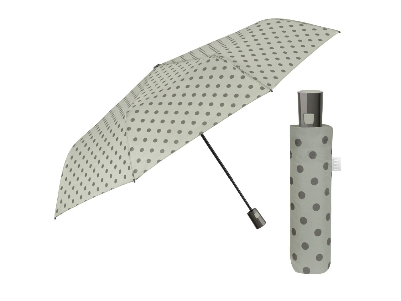 Ombrello donna mini 54cm automatico a pois