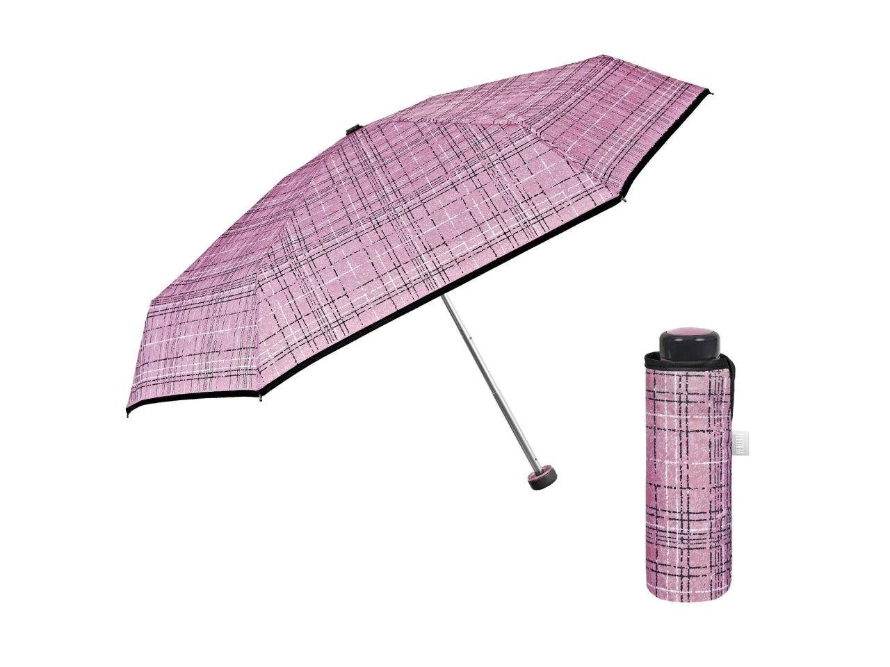 Ombrello donna mini 54cmmanuale fantasia scozzese