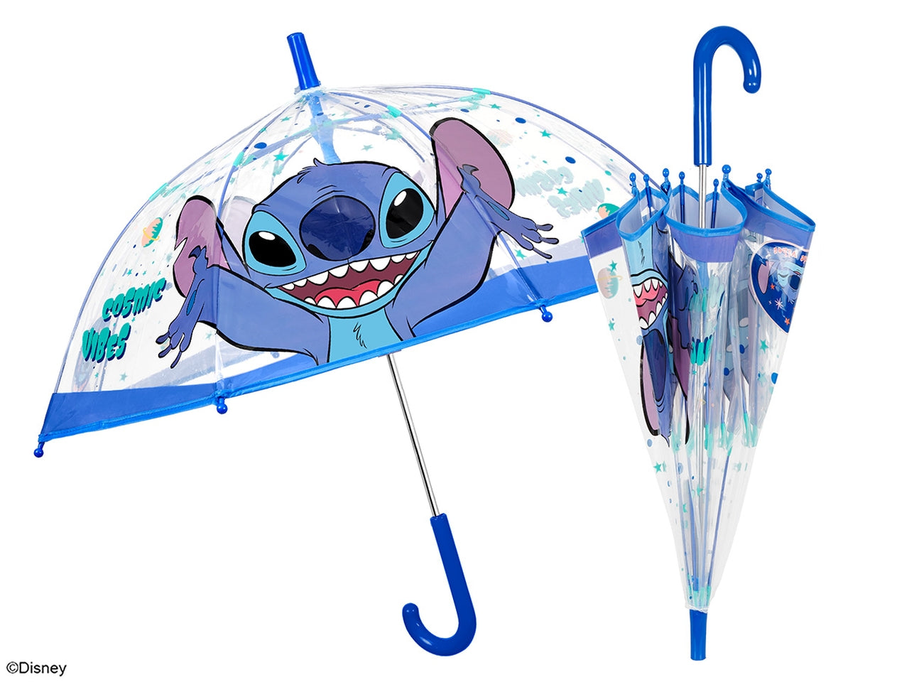 Ombrello  kids cupola manuale 45cm  Stitch