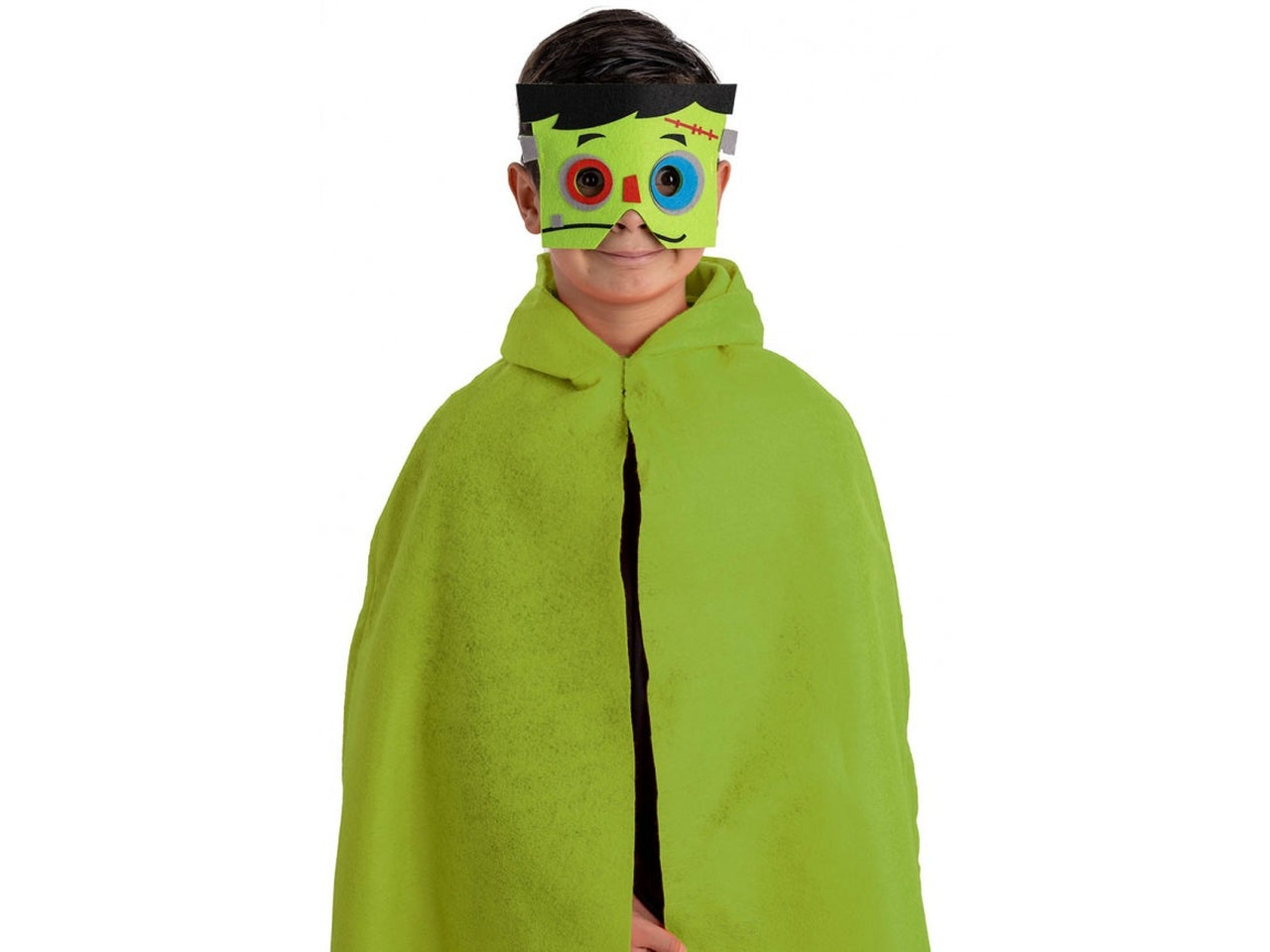 Maschera frankenstein bimbo in feltro