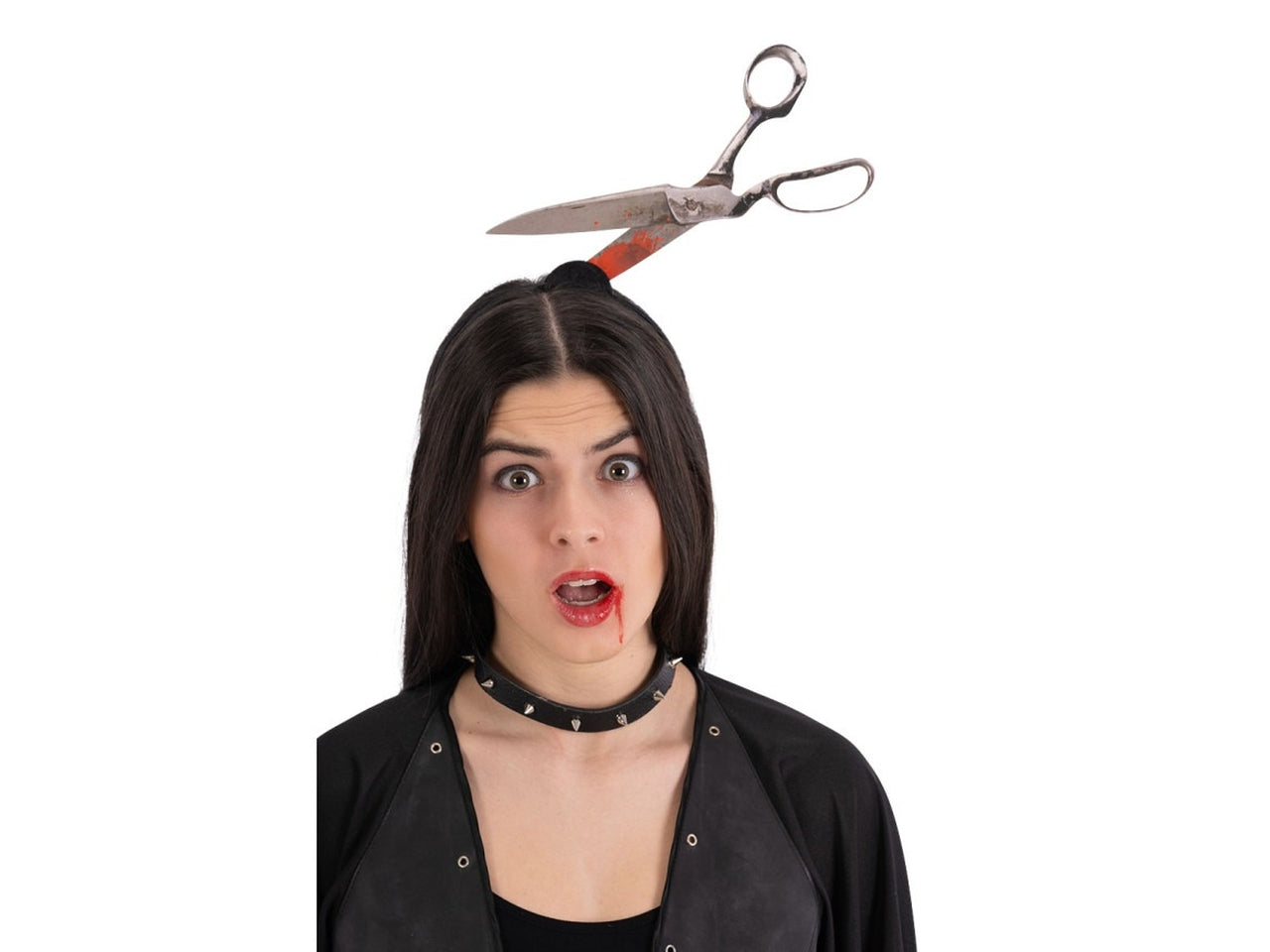 Cerchietto spaccatesta con forbici