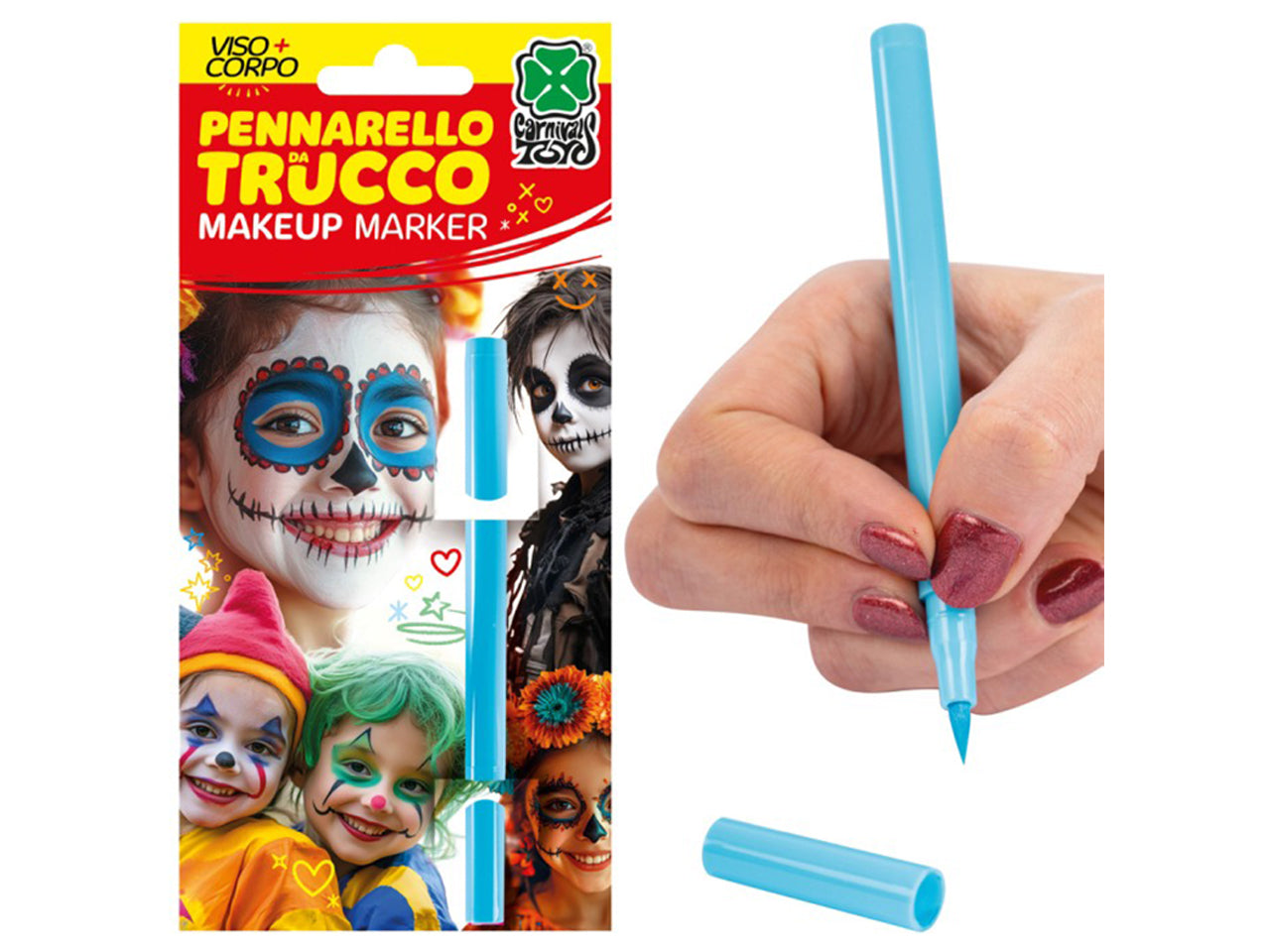 Pennarello trucco viso/corpo azzurro