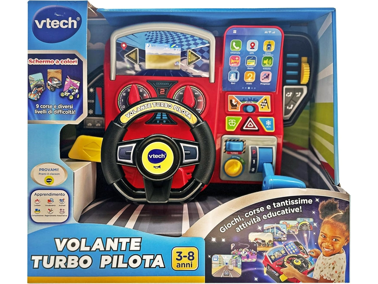 Volante turbo pilota