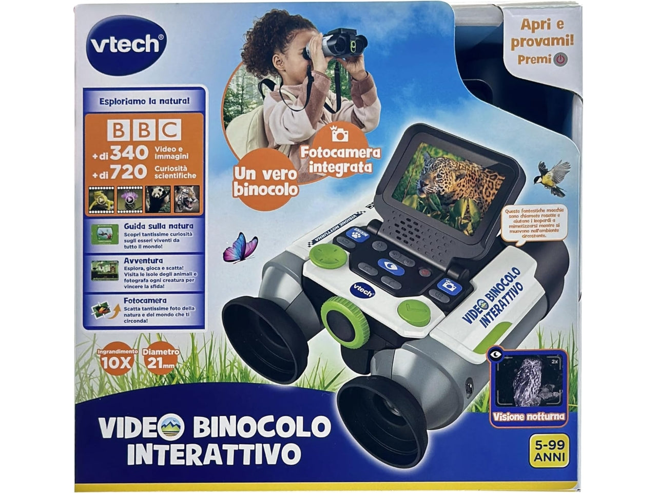 Video binocolo interattivo $