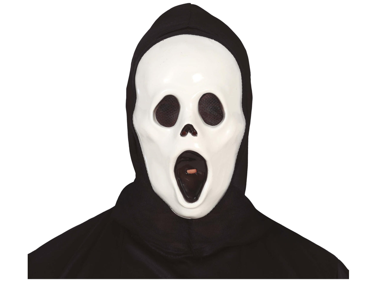 Maschera assassino con cappuccio