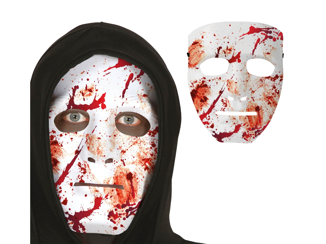 Maschera insanguinata pvc